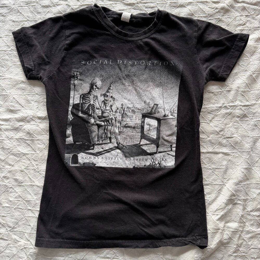 Social Distortion "Mommy's Little Monster" Band Tee - Black - Size Small